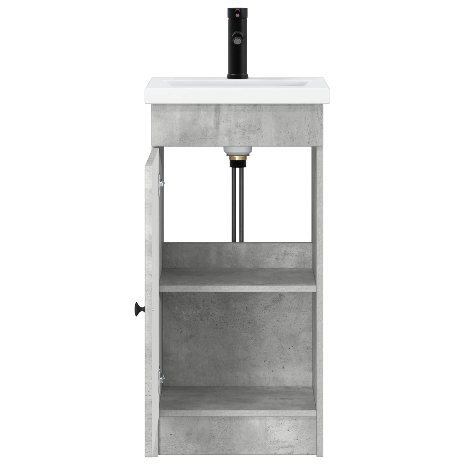 Badkamermeubel met Wasbak Betongrijs 42 x 40 x 84,5 cm
