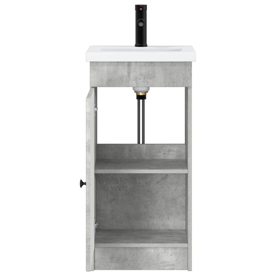Badkamermeubel met Wasbak Betongrijs 42 x 40 x 84,5 cm