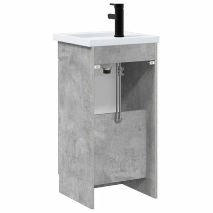 Badkamermeubel met Wasbak Betongrijs 42 x 40 x 84,5 cm