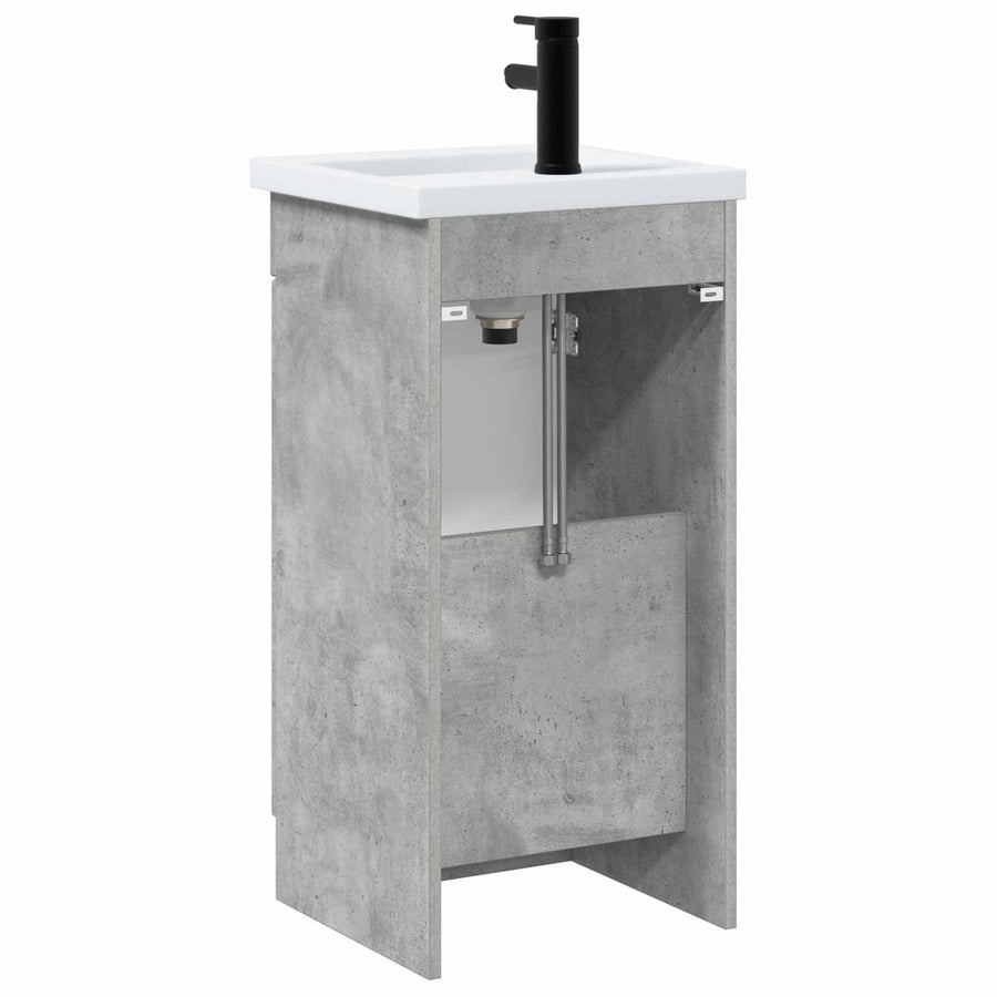 Badkamermeubel met Wasbak Betongrijs 42 x 40 x 84,5 cm