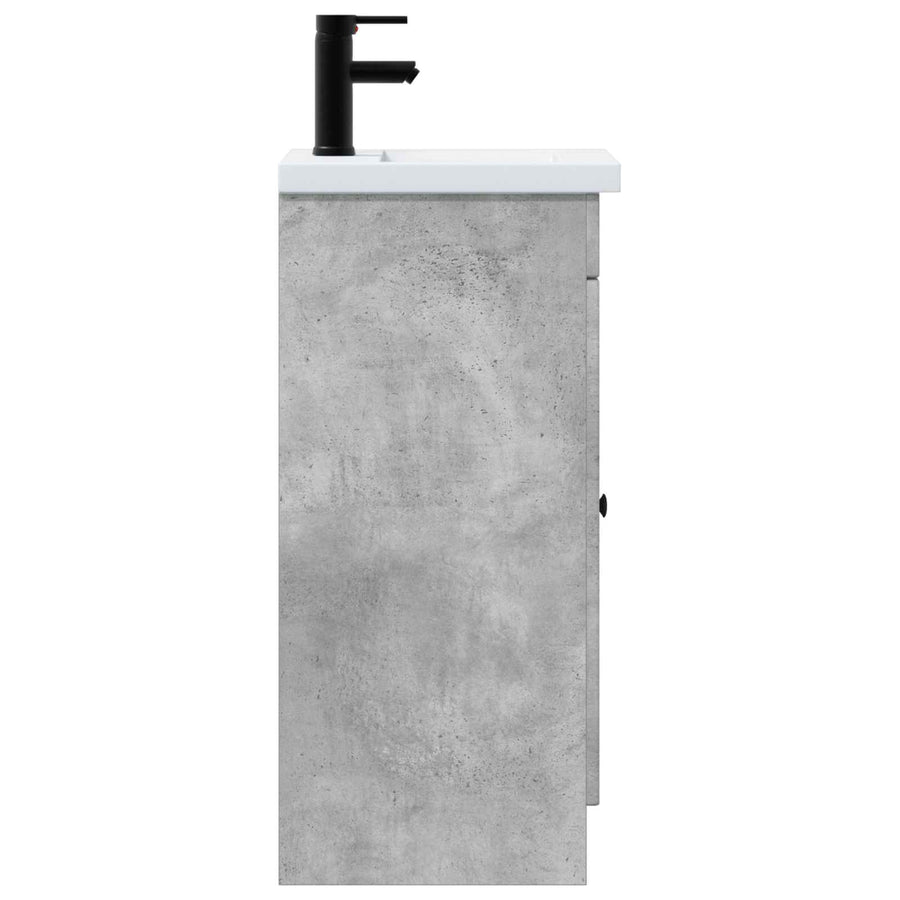 Badkamermeubel met Wasbak Betongrijs 42 x 40 x 84,5 cm