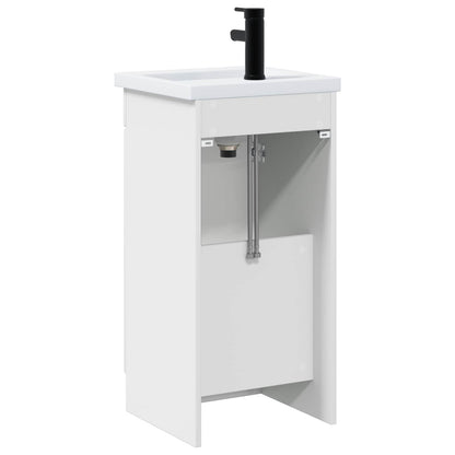 Badkamermeubel met Wasbak Hoogglans Wit 42 x 40 x 84,5 cm