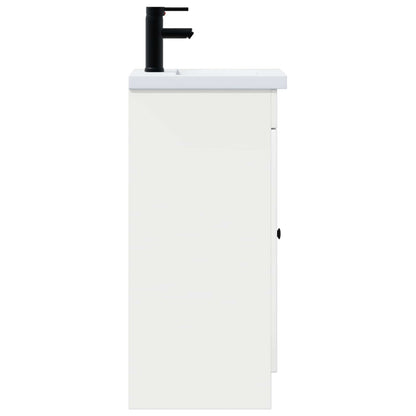 Badkamermeubel met Wasbak Hoogglans Wit 42 x 40 x 84,5 cm