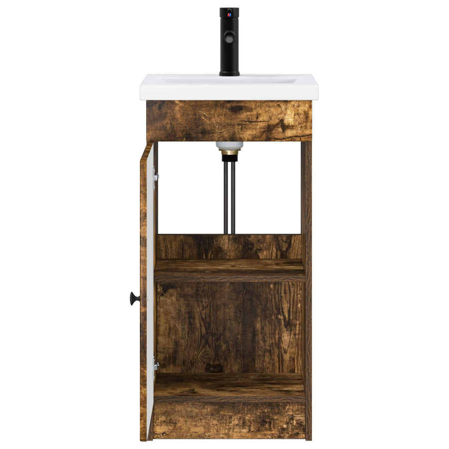 Badkamermeubel met Wasbak Gerookt eiken 42 x 40 x 84,5 cm