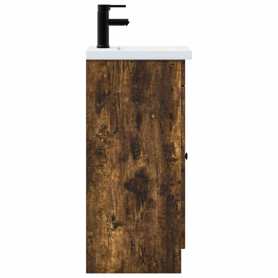 Badkamermeubel met Wasbak Gerookt eiken 42 x 40 x 84,5 cm