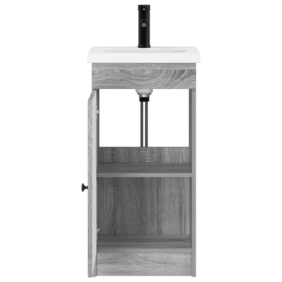 Badkamermeubel met Wasbak Grijs Sonoma 42 x 40 x 84,5 cm