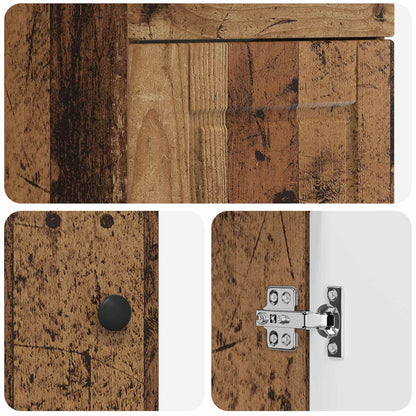 Badkamermeubel met Wasbak Oud hout 42 x 40 x 84,5 cm