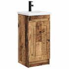 Bathroom Cabinet with Sink Old Wood 42 x 40 x 84.5 cm