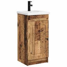 Badkamermeubel met Wasbak Oud hout 42 x 40 x 84,5 cm