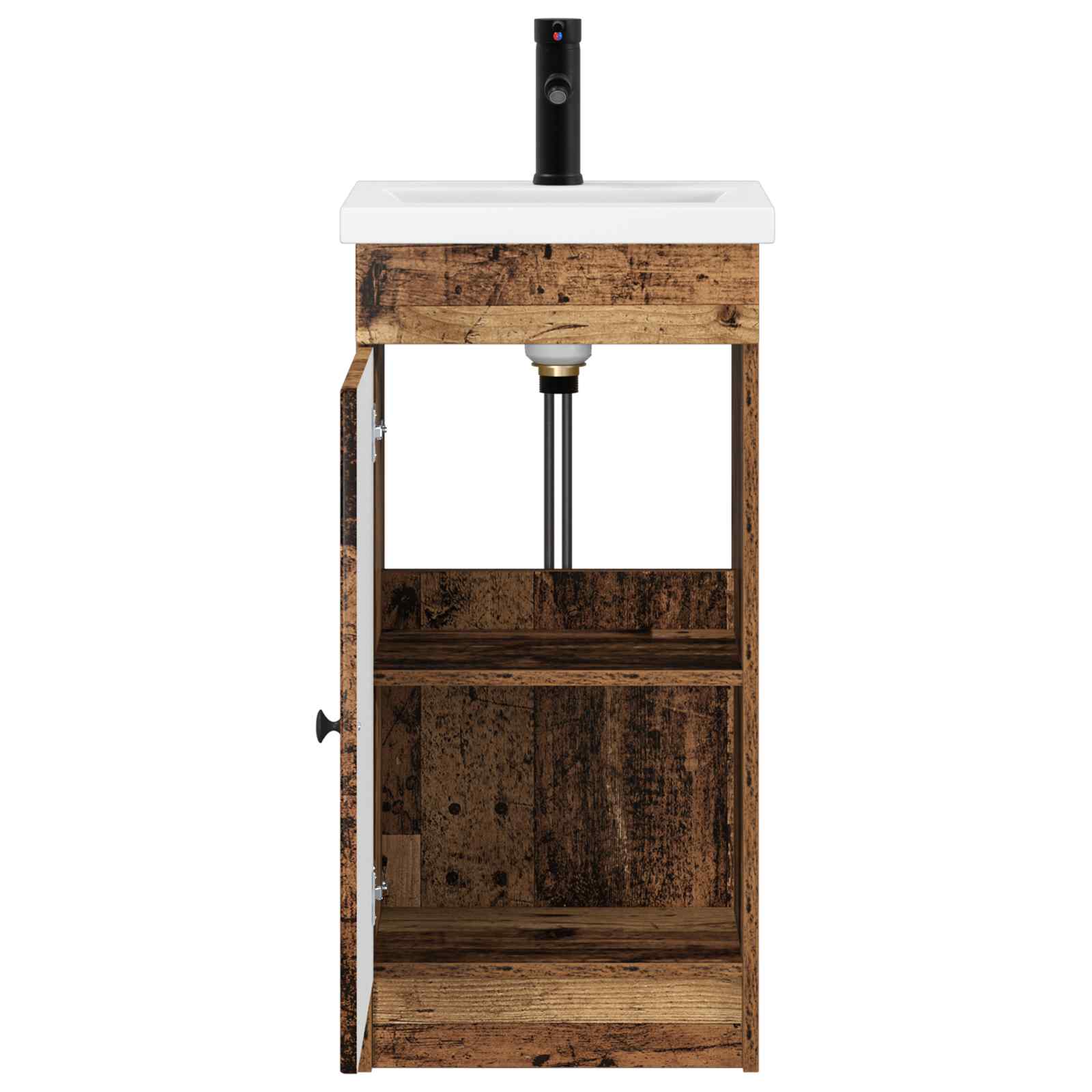 Badkamermeubel met Wasbak Oud hout 42 x 40 x 84,5 cm
