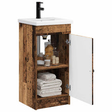 Badkamermeubel met Wasbak Oud hout 42 x 40 x 84,5 cm