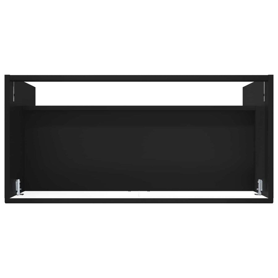 Badkamer onder wastafel kast Zwart 56 x 37,5 x 81 cm
