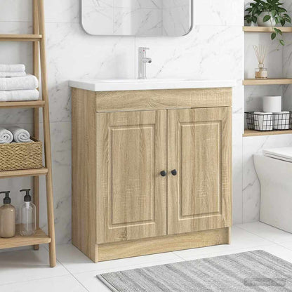 Badkamer onder wastafel kast Sonoma Eiken 56 x 37,5 x 81 cm