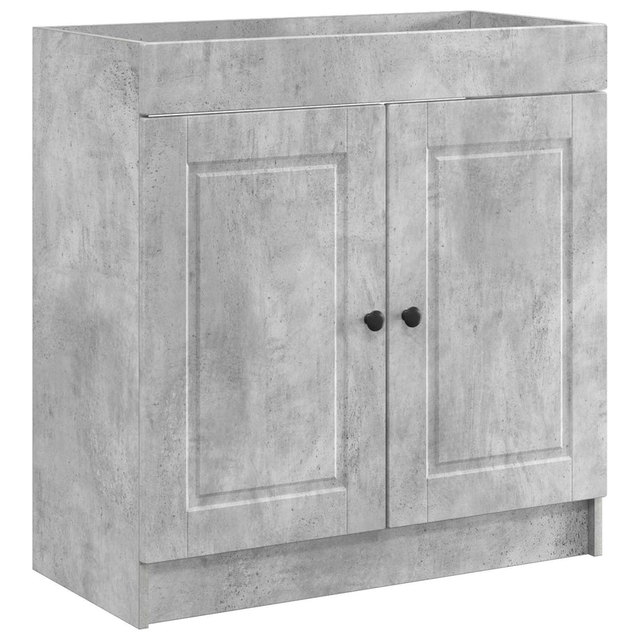 Badkamer onder wastafel kast Betongrijs 56 x 37,5 x 81 cm