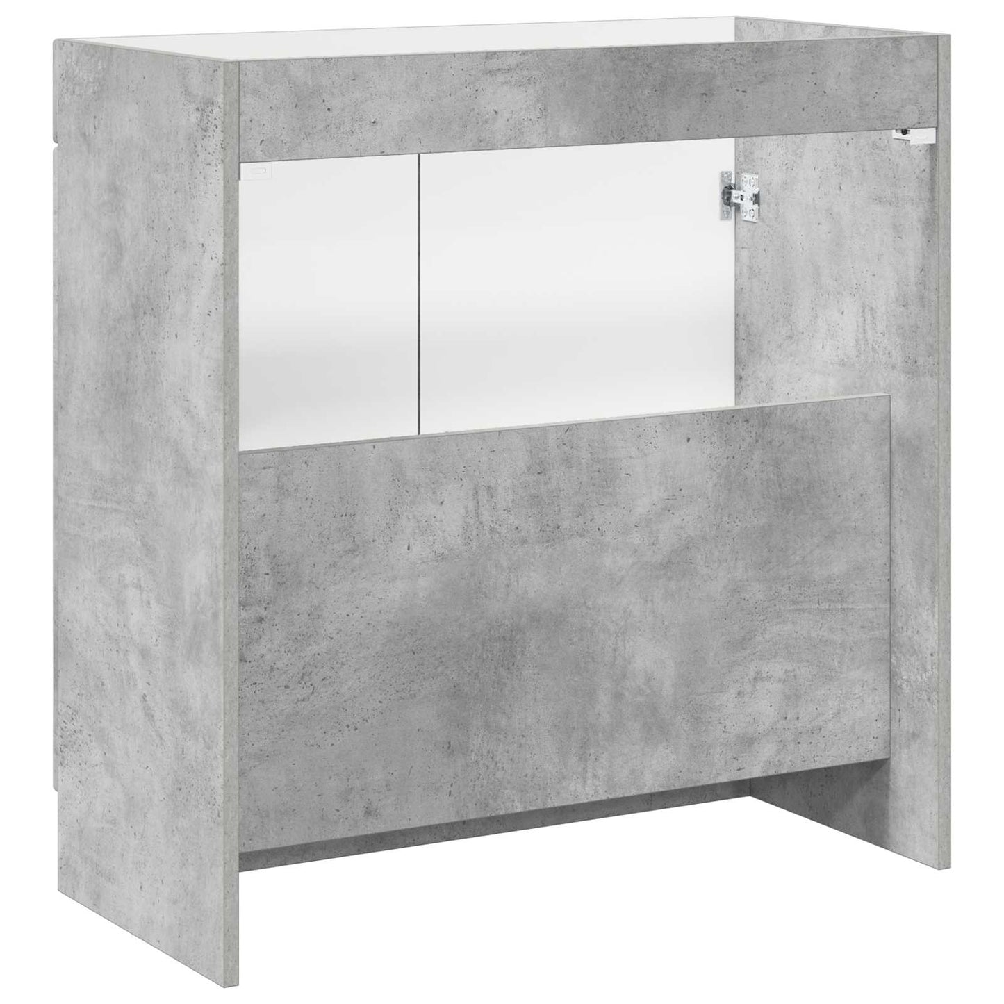 Badkamer onder wastafel kast Betongrijs 56 x 37,5 x 81 cm