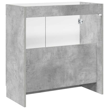 Badkamer onder wastafel kast Betongrijs 56 x 37,5 x 81 cm