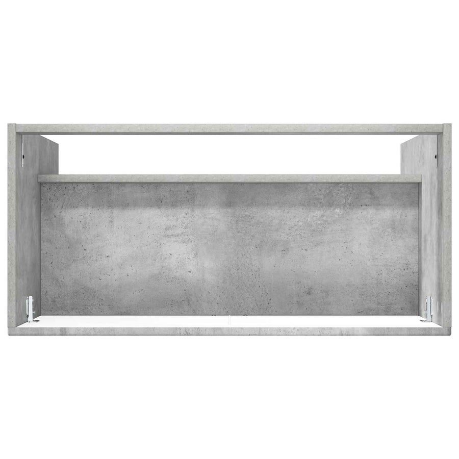 Badkamer onder wastafel kast Betongrijs 56 x 37,5 x 81 cm