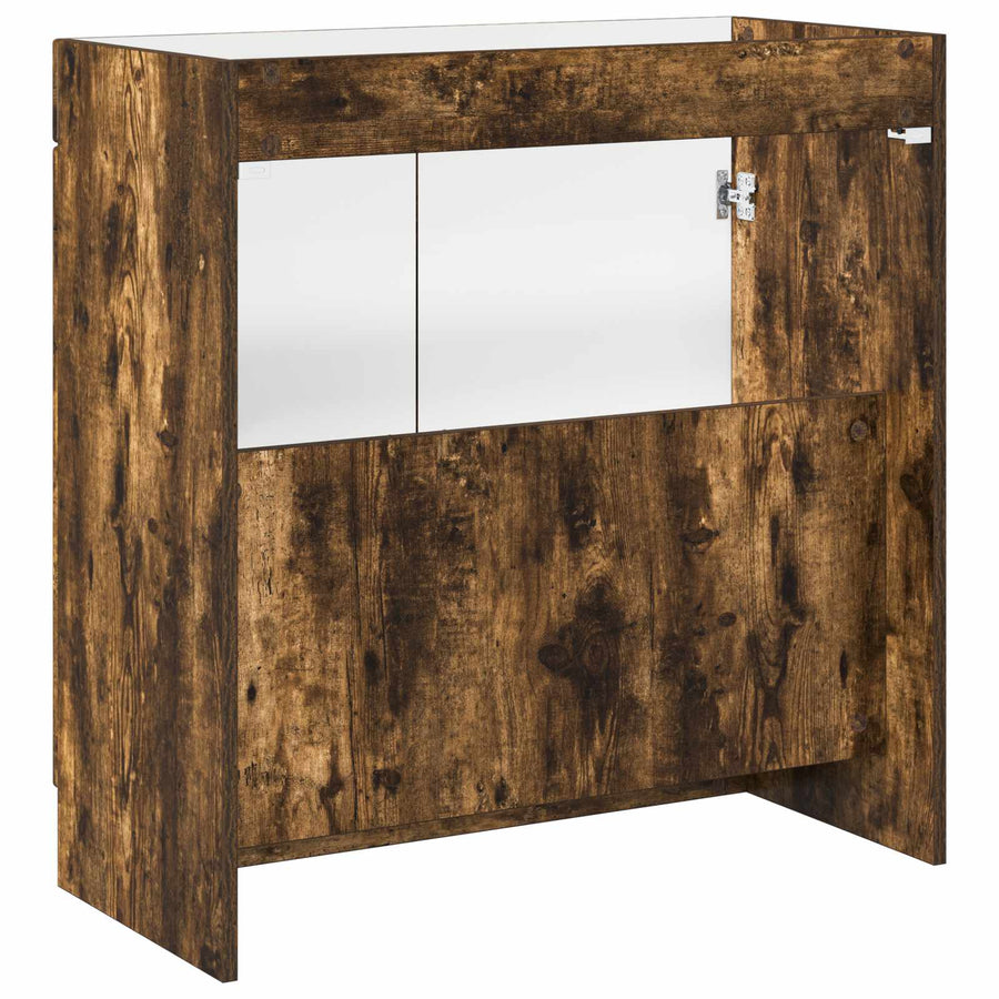 Badkamer onder wastafel kast Gerookt eiken 56 x 37,5 x 81 cm