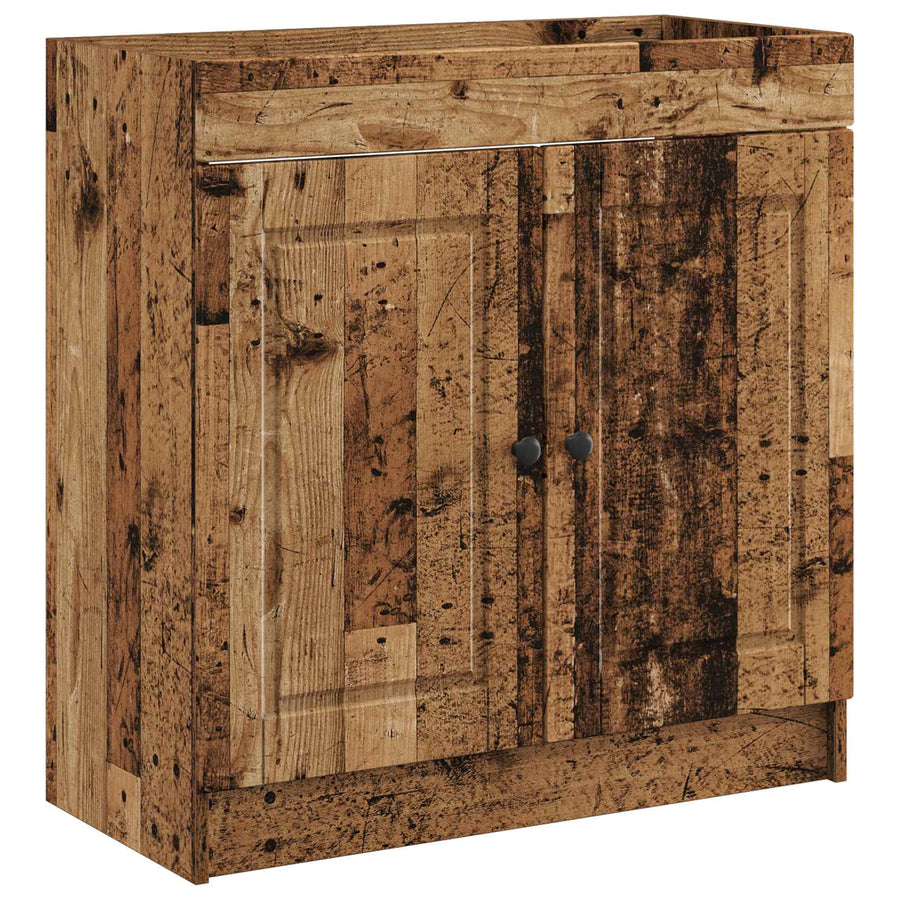 Badkamer onder wastafel kast Oud hout 56 x 37,5 x 81 cm