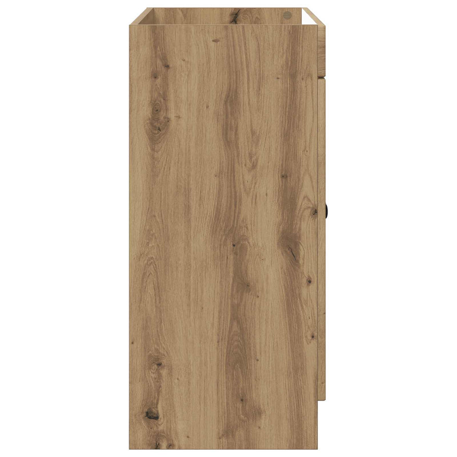 Badkamer onder wastafel kast Artisanaal eiken 56 x 37,5 x 81 cm