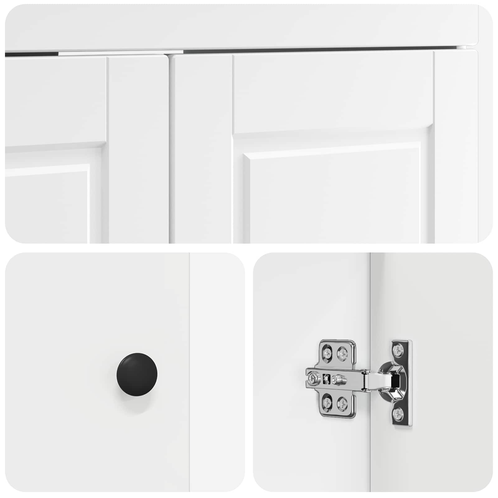 Badkamer onder wastafel kast Wit 78,5 x 37,5 x 81 cm