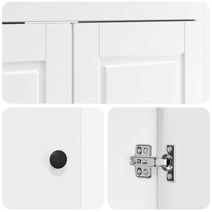 Badkamer onder wastafel kast Wit 78,5 x 37,5 x 81 cm