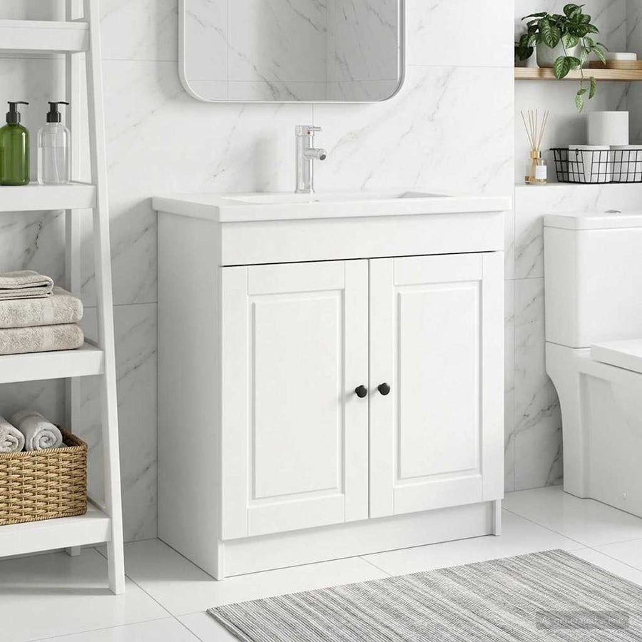 Badkamer onder wastafel kast Wit 78,5 x 37,5 x 81 cm