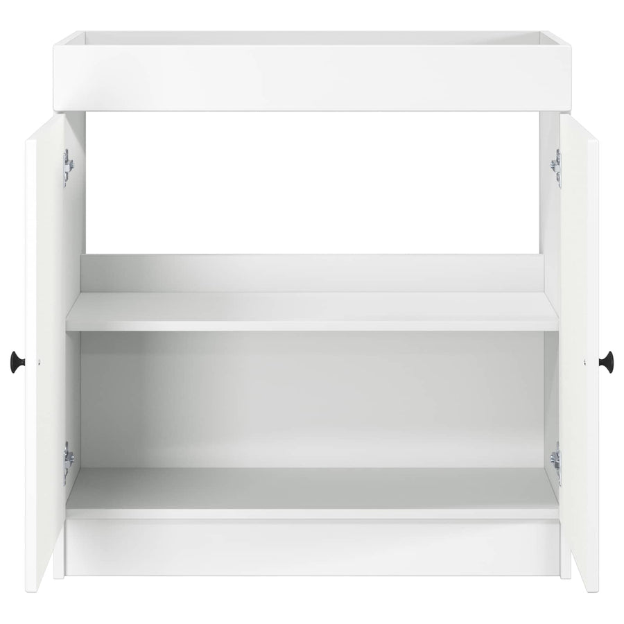 Badkamer onder wastafel kast Wit 78,5 x 37,5 x 81 cm
