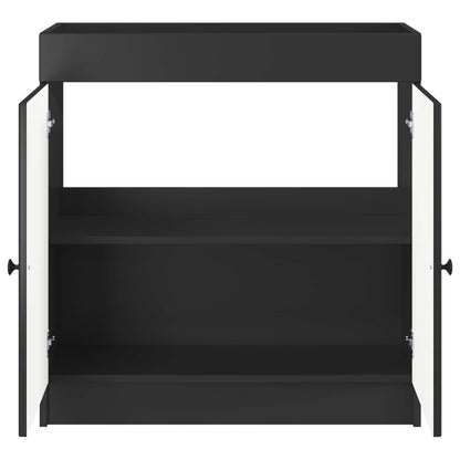Badkamer onder wastafel kast Zwart 78,5 x 37,5 x 81 cm