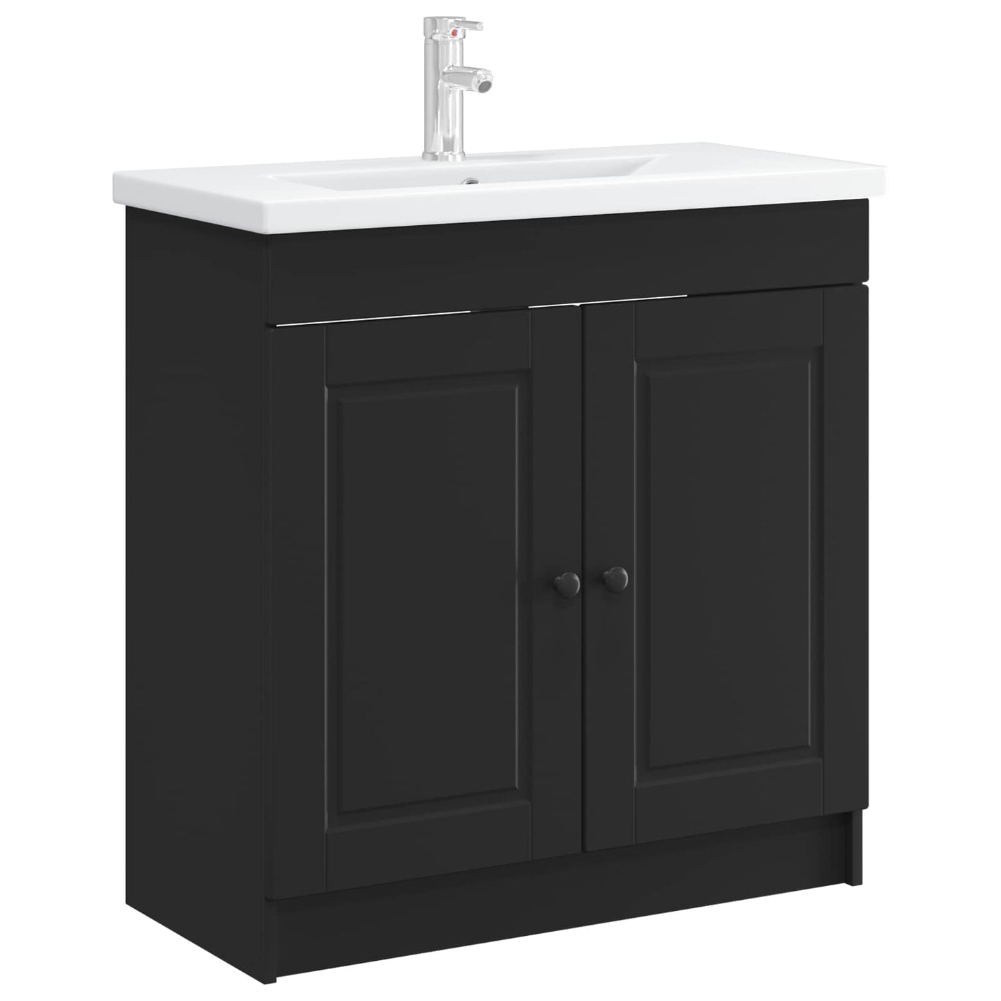 Badkamer onder wastafel kast Zwart 78,5 x 37,5 x 81 cm