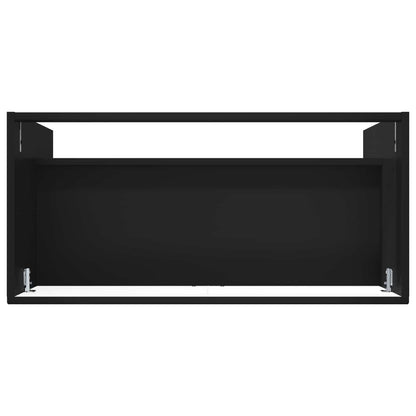 Badkamer onder wastafel kast Zwart 78,5 x 37,5 x 81 cm