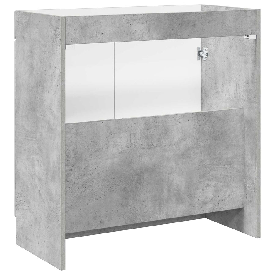 Badkamer onder wastafel kast Betongrijs 78,5 x 37,5 x 81 cm