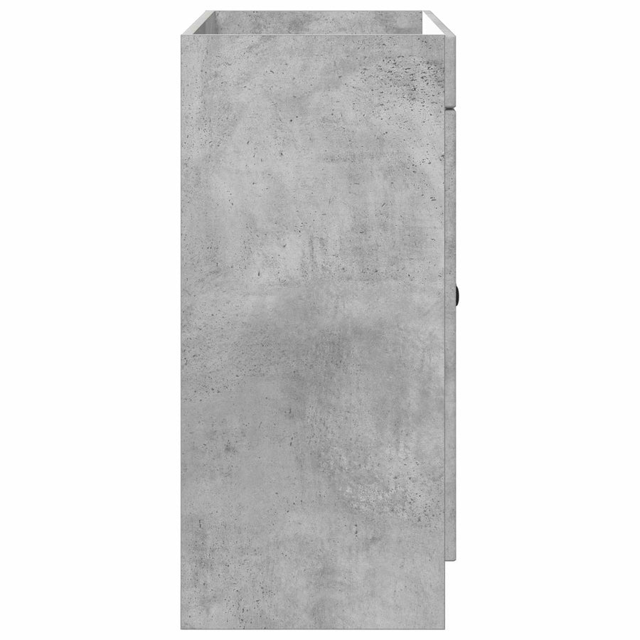 Badkamer onder wastafel kast Betongrijs 78,5 x 37,5 x 81 cm