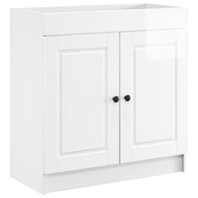 Badkamer onder wastafel kast Hoogglans Wit 78,5 x 37,5 x 81 cm