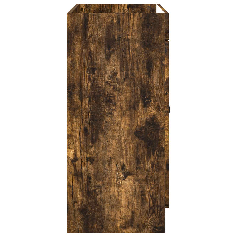 Badkamer onder wastafel kast Gerookt eiken 78,5 x 37,5 x 81 cm