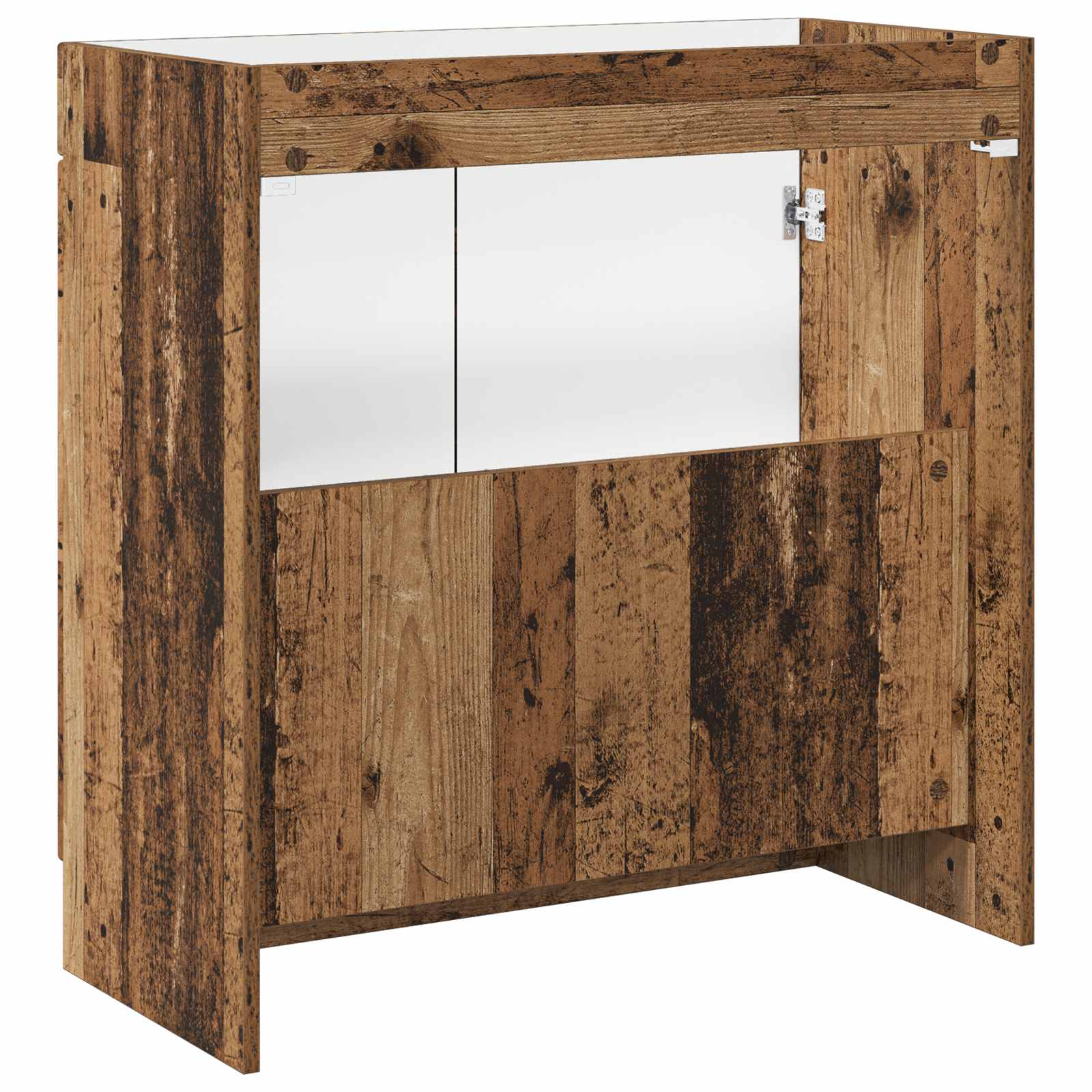 Badkamer onder wastafel kast Oud hout 78,5 x 37,5 x 81 cm