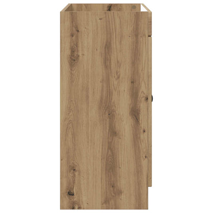 Badkamer onder wastafel kast Artisanaal eiken