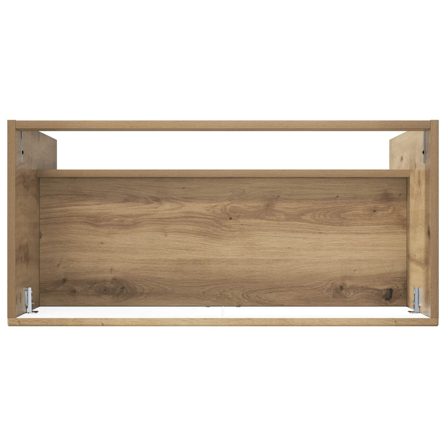 Badkamer onder wastafel kast Artisanaal eiken