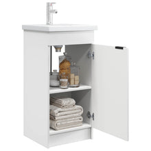 Badkamermeubel met Wasbak Wit 42 x 40 x 84,5 cm Bewerkt hout