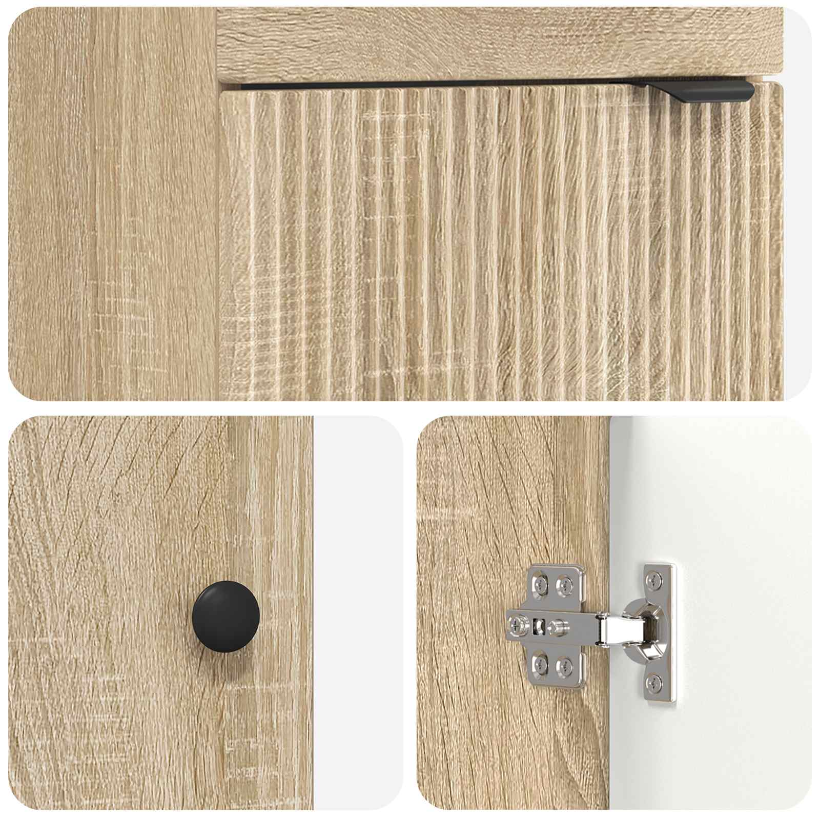 Badkamermeubel met Wasbak Sonoma Eiken 42 x 40 x 84,5 cm