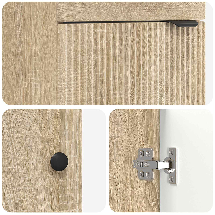 Badkamermeubel met Wasbak Sonoma Eiken 42 x 40 x 84,5 cm