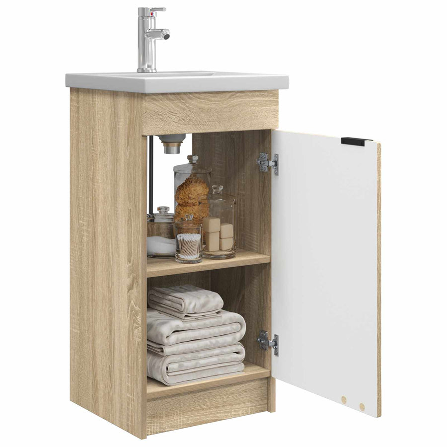 Badkamermeubel met Wasbak Sonoma Eiken 42 x 40 x 84,5 cm