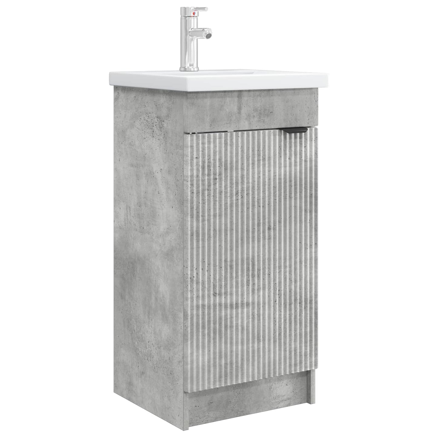 Badkamermeubel met Wasbak Betongrijs 42 x 40 x 84,5 cm