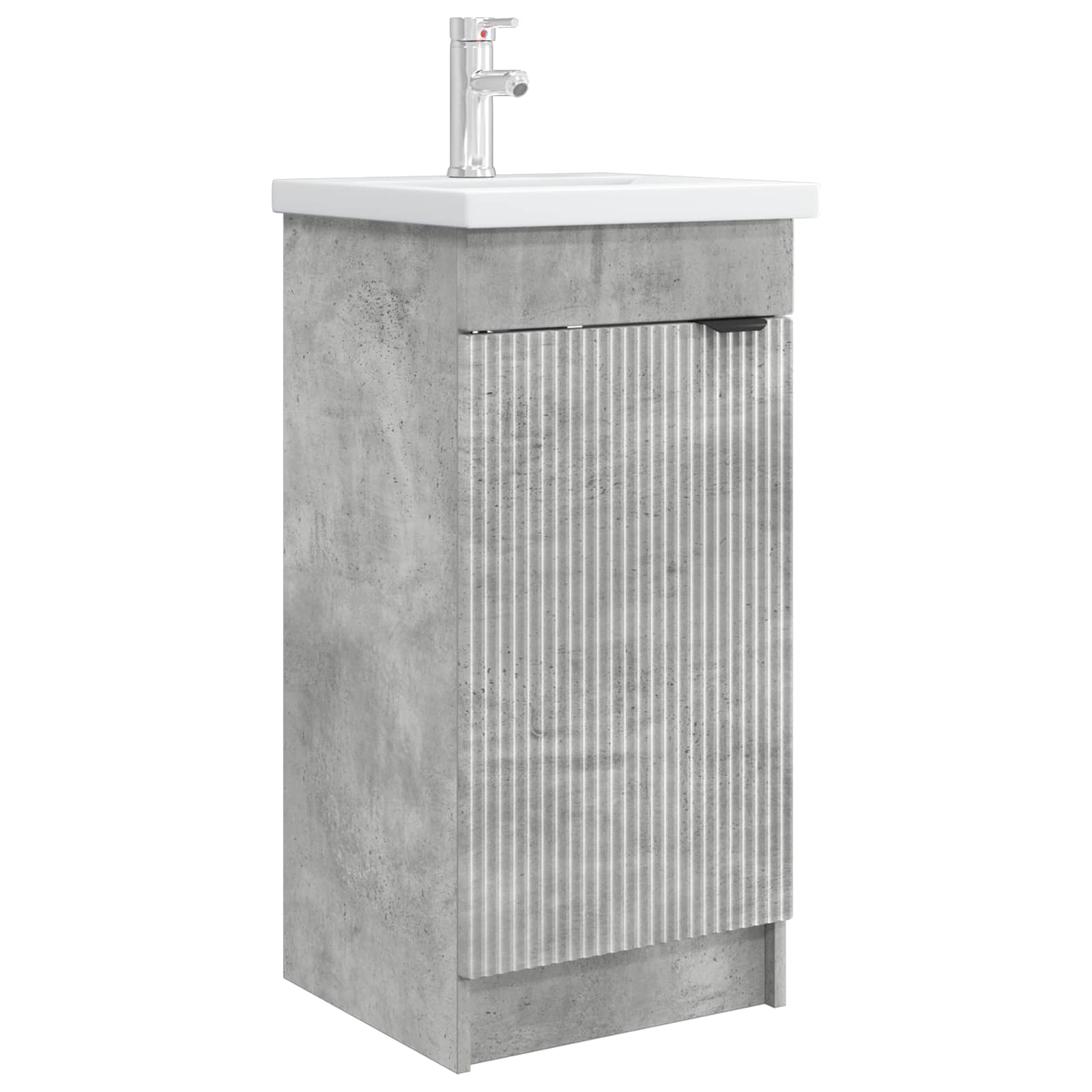 Badkamermeubel met Wasbak Betongrijs 42 x 40 x 84,5 cm
