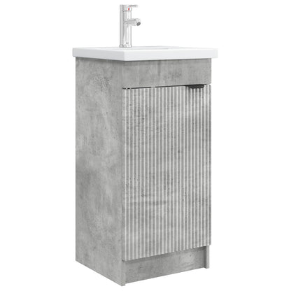 Badkamermeubel met Wasbak Betongrijs 42 x 40 x 84,5 cm