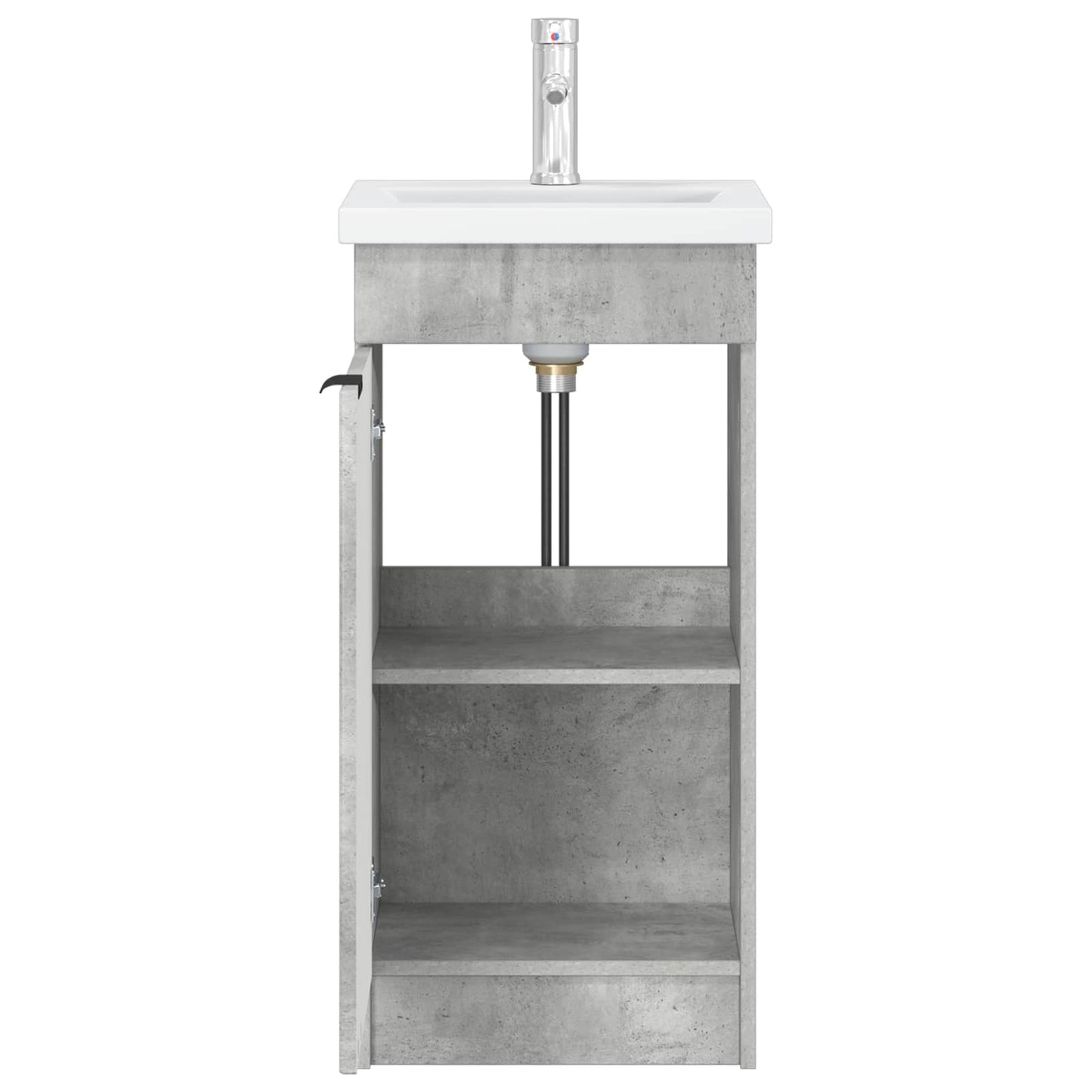 Badkamermeubel met Wasbak Betongrijs 42 x 40 x 84,5 cm