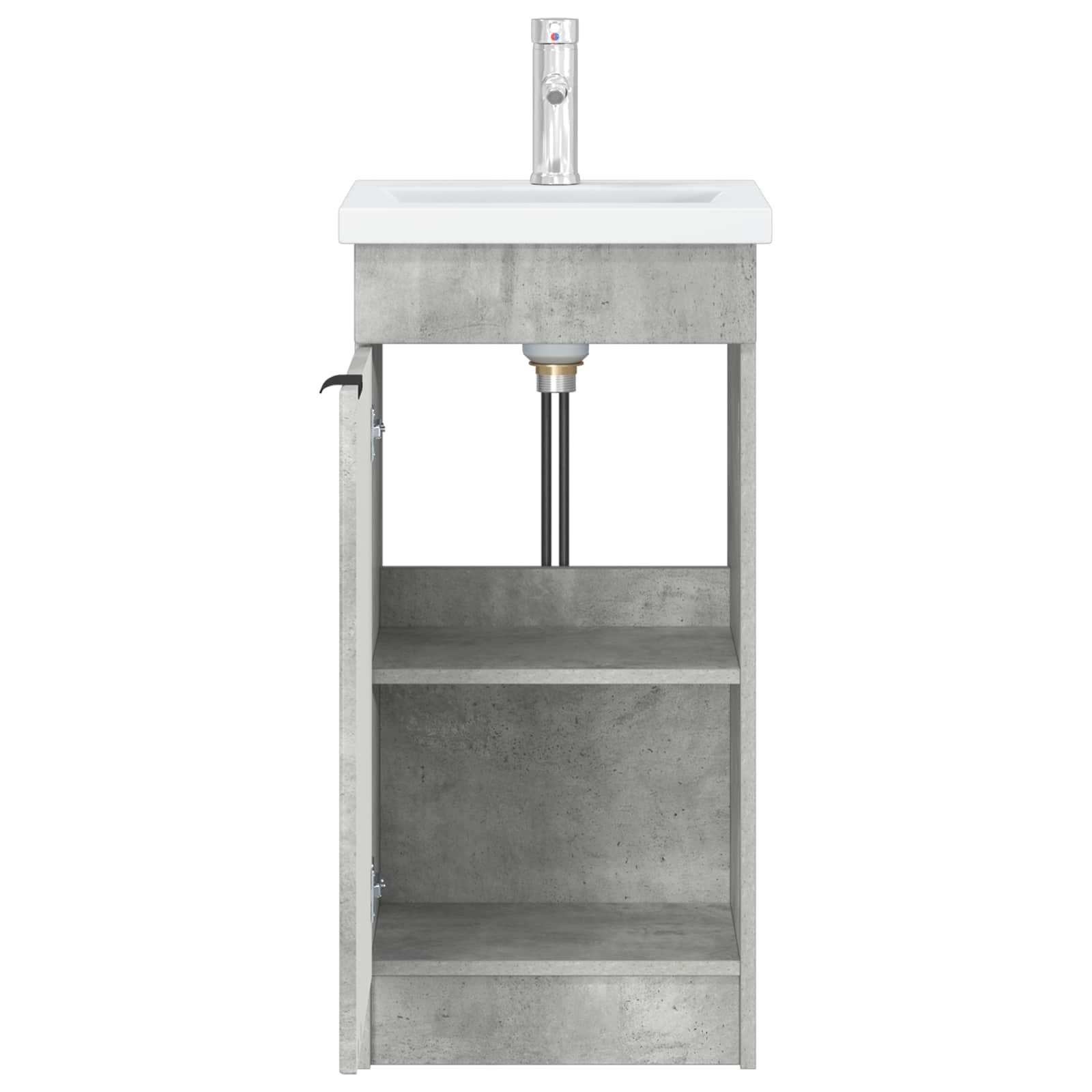 Badkamermeubel met Wasbak Betongrijs 42 x 40 x 84,5 cm