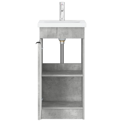 Badkamermeubel met Wasbak Betongrijs 42 x 40 x 84,5 cm