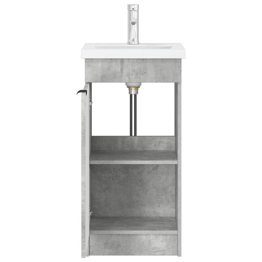 Badkamermeubel met Wasbak Betongrijs 42 x 40 x 84,5 cm