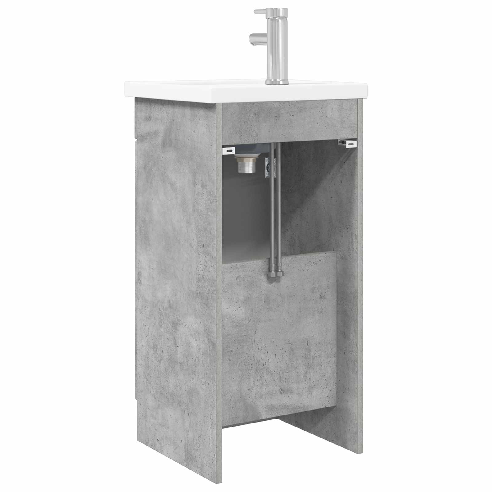 Badkamermeubel met Wasbak Betongrijs 42 x 40 x 84,5 cm